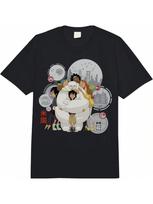 Disneyss Big Hero 6 TV Series Baymax Hugs Graphic Comfort Colorss Adult Heavyweight T-Shirt S juoda