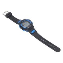 Kids Watch with LED Backlight for 5 To 17 Years Old Boys 12 24H Weekly Calendar Alarm Clock 50M Waterproof Digital gray