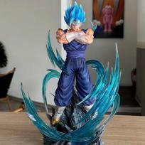 33cm Dragon Ball Vegetto Super Saiyan Blue Standing Anime Figure Model Statue Boys Collection Desktop Decoration Ornament Toys 33cm blue