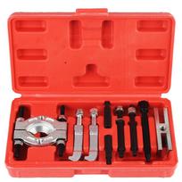 With Red Case Bearing Separator Car Repair Tool Kit Bearing Removal Tool Set Professional Bearing Separator and Puller Set 9Pcs red