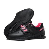 Men Weightlifting Shoes For Heavy Lifts Squats Powerlifting Durable Lifting Sneakers Big Size Quality 36 black