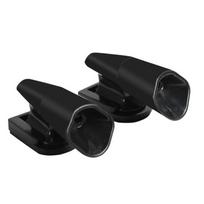2Pcs Ultrasonic Animal Repeller Saving Wind Whistle Car Motorcycle Deer Warning Repeller Black Whistles black