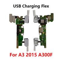 For Samsung Galaxy A3 A5 A7 A8 A9 2015 A300F A500F A310F A510F USB Charging Base Port Connector Flexible Cable A500 High Quality gray