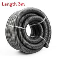 3 metrų vidinio skersmens 50–100 mm dulkių siurblio sriegiuota žarna buitiniam dulkių šalinimui ir priežiūrai Inner Diameter 50mm black