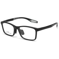 CCspace Men's Myopia Glasses Ultralight Sports Eyeglass Frame Safety Anti-collision  Prescription Glasses For Man Dioptric Original Lenses black