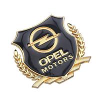 1/2pcs Metal Car Badge Side Trunk Door Window Stickers Decoration Decals For Opel Insignia Astra Antara Meriva Zafira H G Corsa Tf0 beige