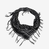 Keffiyeh Scarf Summer Spring Shemagh Cycling Tactical Arab Scarf Unisex Breathable Hiking Arafat Desert Scarf Streetwear Bandana 100 x 100 cm black