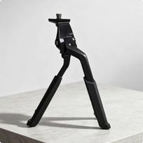 CenterMount Kickstand Compact DoubleLeg Easy to Install Bike Stand for Commuters, black