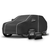 Waterproof Car Cover Compatible for Jeep Grand Cherokee 2011-2024 All Weather Dustproof 6 Layers Full Car Cover with Storage Bag black gray
