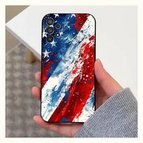 Americans Flag Great Case For Samsung S22,S21,S9,S25,S24,S23,Ultra,FE,S20,S10,Plus,Lite,Soft Silicone Black SamsungS20 blue