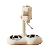 Dog Feeder Puppy Food Water Bowl Double Bowl Height Adjustable Large Capacity 2 in 1 Pet Feeding Supplies balta