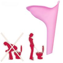 Portable Travel & Outdoor Women Urinal Female Standing Toilet Emergency Urinal Urine Cup Urinal pink