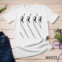 Climbing Shirt Rock Mountain Climber Bouldering Tee Gift Unisex T-shirt 1 S white