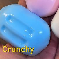 Naujas Muilo Traškantis Squishy Kamuoliukas Streso Kamuoliukas Fidget Žaislas Traškus Suspaudžiamas Kamuoliukas Apvalūs Blokeliai Užpildyti ASMR Antistresinis Žaislas Suaugusiems mėlyna