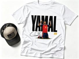 Lamine Yamal Graphic 2026 Spain Football Fan Summer Tshirt Cotton Unisex Unisexs Unisexs TShirt Y2k ONeck Popular Casual Tee 26 S