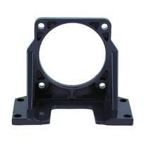 Aluminum Alloy Motor Mounting Bracket High Hardness Dark Blue Gear Reducer Motor Mount 4-Hole Base Fixed Base Motor Support Base as shown