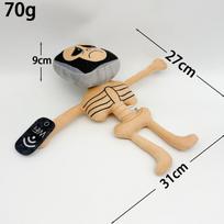Game Steal A Brainrot Plush Toys Gingerbread 9 Job Man List Brainrot Winged Question Block Tv Man Anime Doll Children Present orange