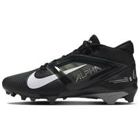Nike Alpha Menace 4 Pro Juodi Šviesiai Dūminiai Pilki Vyriški Sportbačiai Balti FD7037-001 44 black