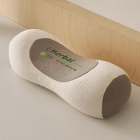 Pillow for Cervical Vertebra Sleep Single Person Sleep Aid Cylindrical Traction Lumbar Pillow Special Pillow 1PCS smėlis
