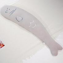 Soft long fish throw pillow plush toy doll big fish doll girl bed sleeping leg rag doll 80cm（0.45kg） pilka spalva