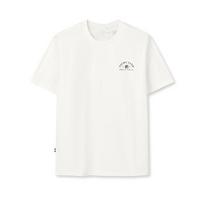 FILA Heritage Simple Classic Basic Casual Sports Versatile Comfortable Short Sleeve T-Shirt Men tops Cloud-White F11M628117FWT L