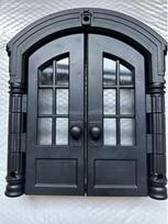 Pet Door: Cross-Border Cat & Dog Kennel Door with No-Flip Stopper for French Doors Standard juoda