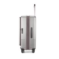 Daimai Front-Opening Hardside Carry-On Luggage gray
