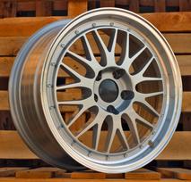 Ratlankis RACINGLINE A1025 R15x6.5 5x112 ET 35 CB 66.6 (Silver Polished Lip) (500 kg)