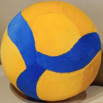 92030Cm Funny Sport Series Colorful Volleyball Football Plushie Toy Cute Volleyball Pillow For Home Decoration Sofa Cushion 9cm pendant yellow