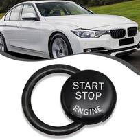 BMW E90 E92 E93 2009 2010 2011 2012 Automobilio Vidinis Variklio Valdymo Jungiklis Start Stop Mygtuko Pakeitimo Dangtelis Su Žiedu gray