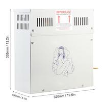 4.5KW 220V Steam Generator Shower Sauna Steam Bath Heater for Home Sauna SPA white