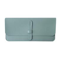 PU Leather Storage Bag Anti-Shock Keypad Pouch Travel Protective Case for Logitech K380 šviesiai mėlyna spalva