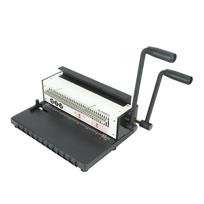 Binding Machine 3:1 Pitch Spiral Binder 34 Holes 2 Coil Punching Machine for A4 A5 Letter Size Square Holes black