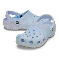 Crocs Unisex Classic Watercolor Marble Clog 211583 4zd Crocs Sandals Slippers Gibbitz Daily M7W9(260) white