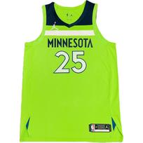 Jordan x NBA Minnesota Timberwolves Basketball Jersey Men's Neon Green CV9407-313 S green