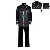 Jojos Bizarre Adventure Giorno Giovanna Costume For Men With Polyester Fabric For Anime Cosplay And Performance S juoda