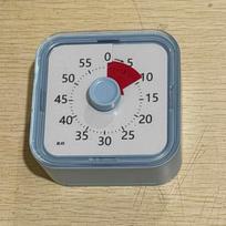 Ultra Silent Visual Timer Round/Square Kitchen Timer Countdown Alarm Clock  Kids Children Reminder Square Blue gray