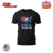 IŠPARDAVIMAS JAV JAV Imtynių Logotipas juokingas Įkvėptas Unisex Marškinėlis Dydžiai S-5XL Pagaminta JAV XL black