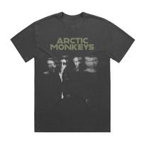 rock band Arctic Monkeys Men's 100%Cotton album graphics Tshirt spring Women oversized hiphop XS gray