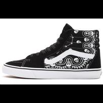 Vans SK8 Hi Bandana-Black VN0A32QGD9S 36 black
