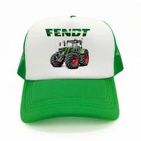 Fendt vairuotojo kepuraitė Vyrams Juokinga Ūkininkavimo Traktorius Žemės ūkis Fendt Kepurė Su Snapeliu Ši vasaros Unisex Tinklelio Kepurės Adjustable white