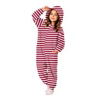 Kids Striped Printed Flannel Loungewear Set for Sleep and Home Comfort 130 cinoberis