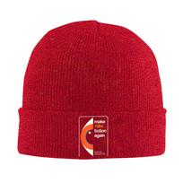 Make 1984 Fiction Again Freedom 1984 George Orwell Beanie Hats  Y2K Knitted Hat Spring Caps Graphic Elastic Bonnet Hats One Size red