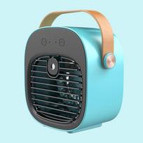 OEING Mini Portable USB Rechargeable Mist Air Cooler blue