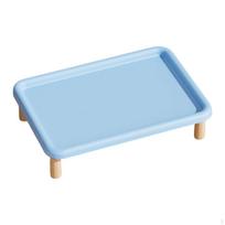 Ergonomiškas stovas automatiniams lesykloms, neslystantis ir plaunamas. mėlyna