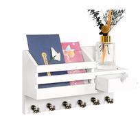 Handcrafted Key And Mail Wall Organizers With Drawer Compartment For Entryway juoda