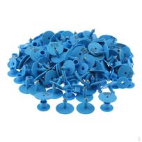 100PCS 001 Pre Numbered Livestock Ear Tags for Pig Sheep Tagging Blue. blue