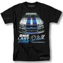 Fast and Furious Shirt Movie Paul Walker Classic Vintage Graphic Design T-Shirt Unisex T-Shirt S įvairiaspalvis
