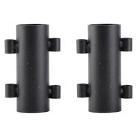 2 Pcs Metal Canopy Pole Holder Lightweight Tent Pole Fixer Durable Camping Pole Stand  Patio Use juoda
