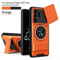 For Samsung S20 Ultra Case Galaxy S20 Ultra Cover Phone Case Magsafe Magnetic Fold Holder Military Armor Camera Protection Cover Galaxy S20 Ultra black